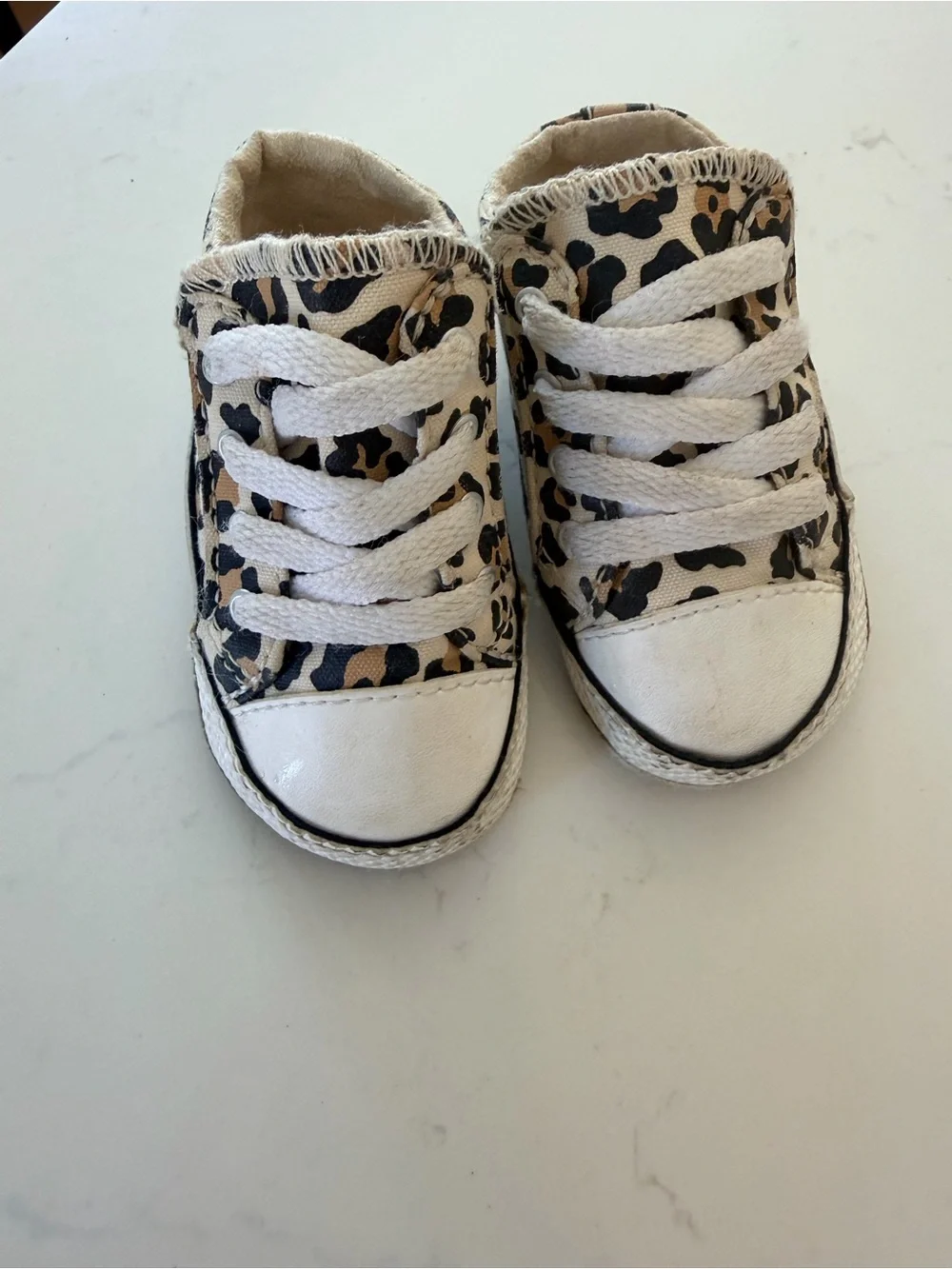 Leopard Baby Converse